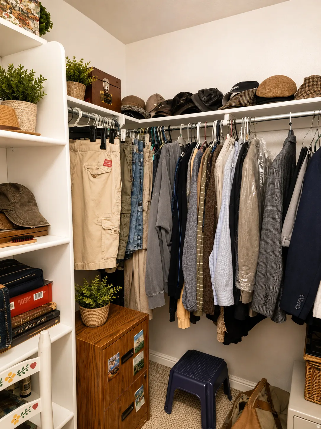 Primary walk-in closet view 2