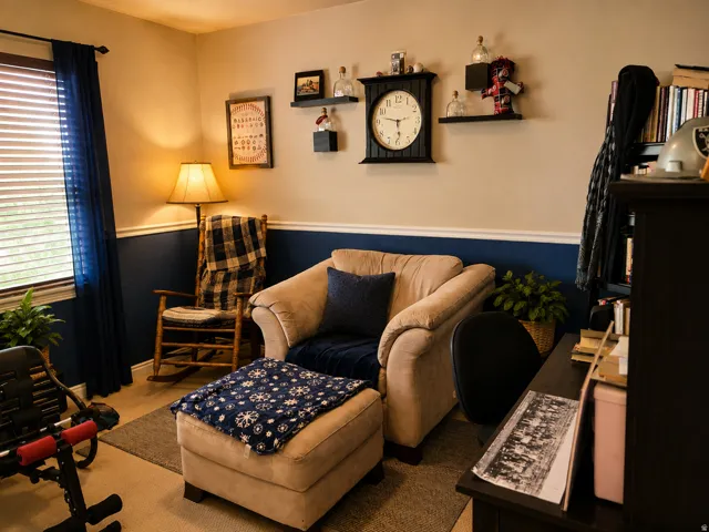 Bdrm 3 being used as a study/man cave!