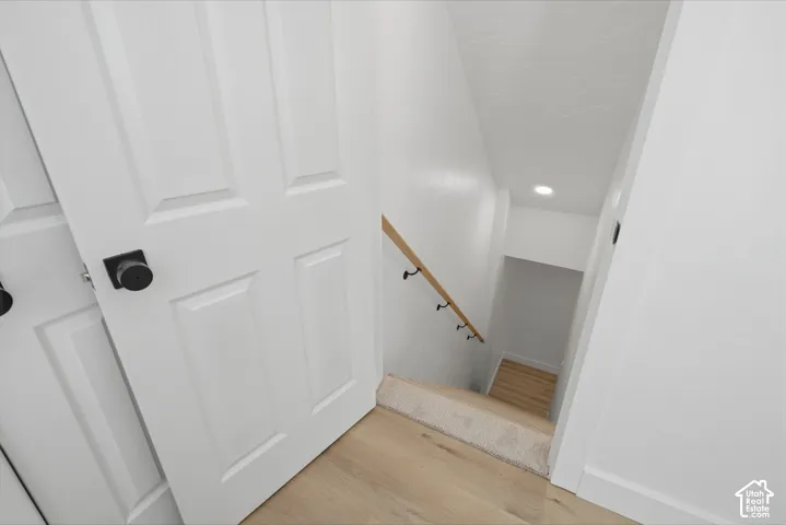 Stairs to the basement ADU