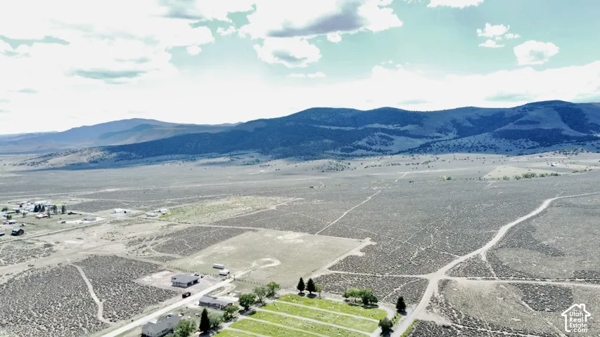 Expansive mountain backdrop