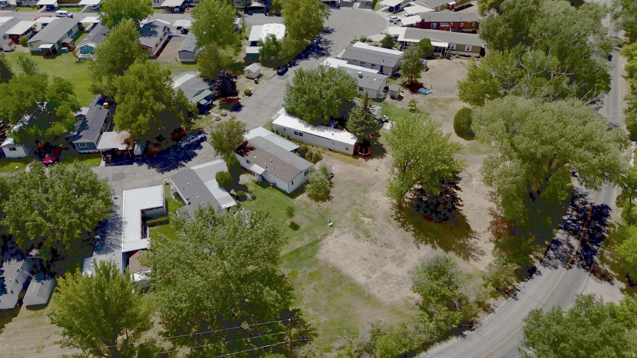 Ariel view of the parcel