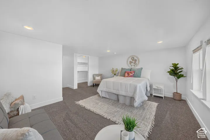 Bonus loft space is perfect for guests, craft room, or extra storage