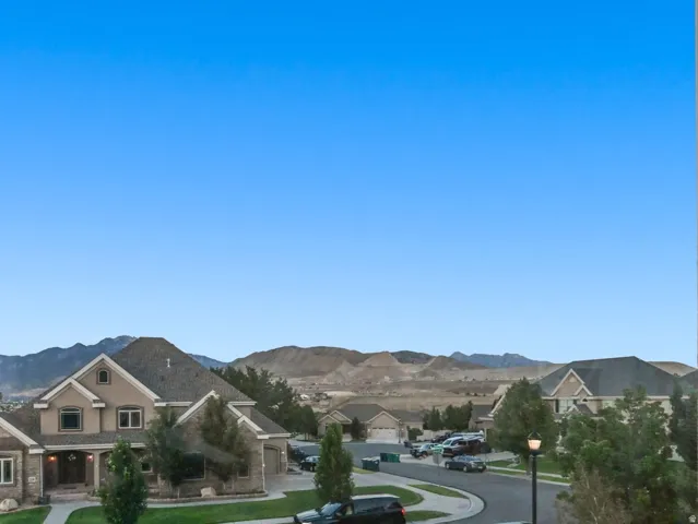 Mountain range backdrop