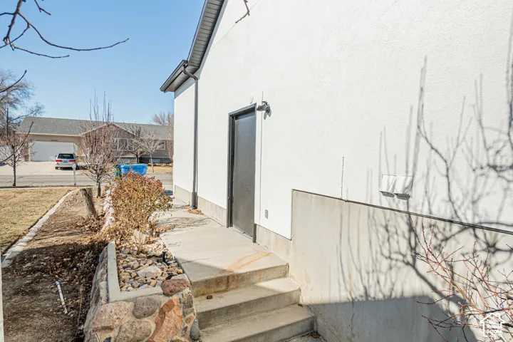 Exterior Entrance to Garage