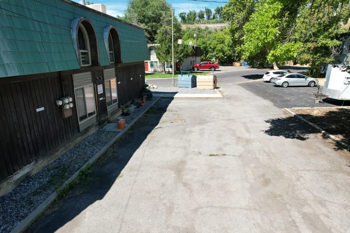 Parking looking to the street