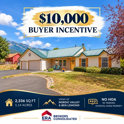 Marketing Flyer. Listing the purchase incentive and technical specifications of the property