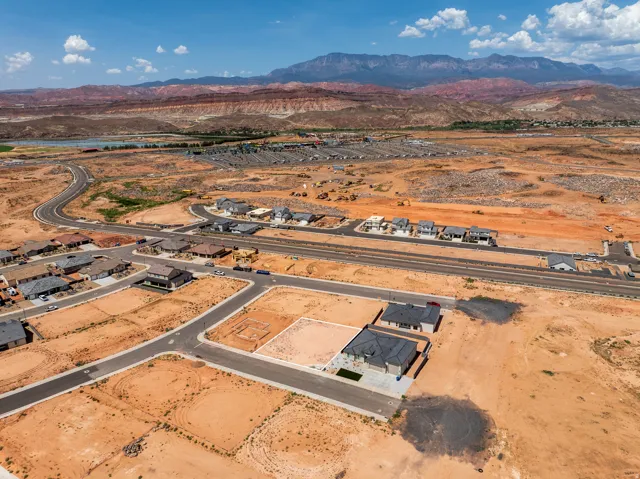 Newly developed residential area featuring paved streets and new construction homes