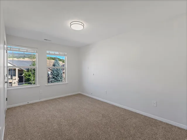 Neutral wall paint and carpeting