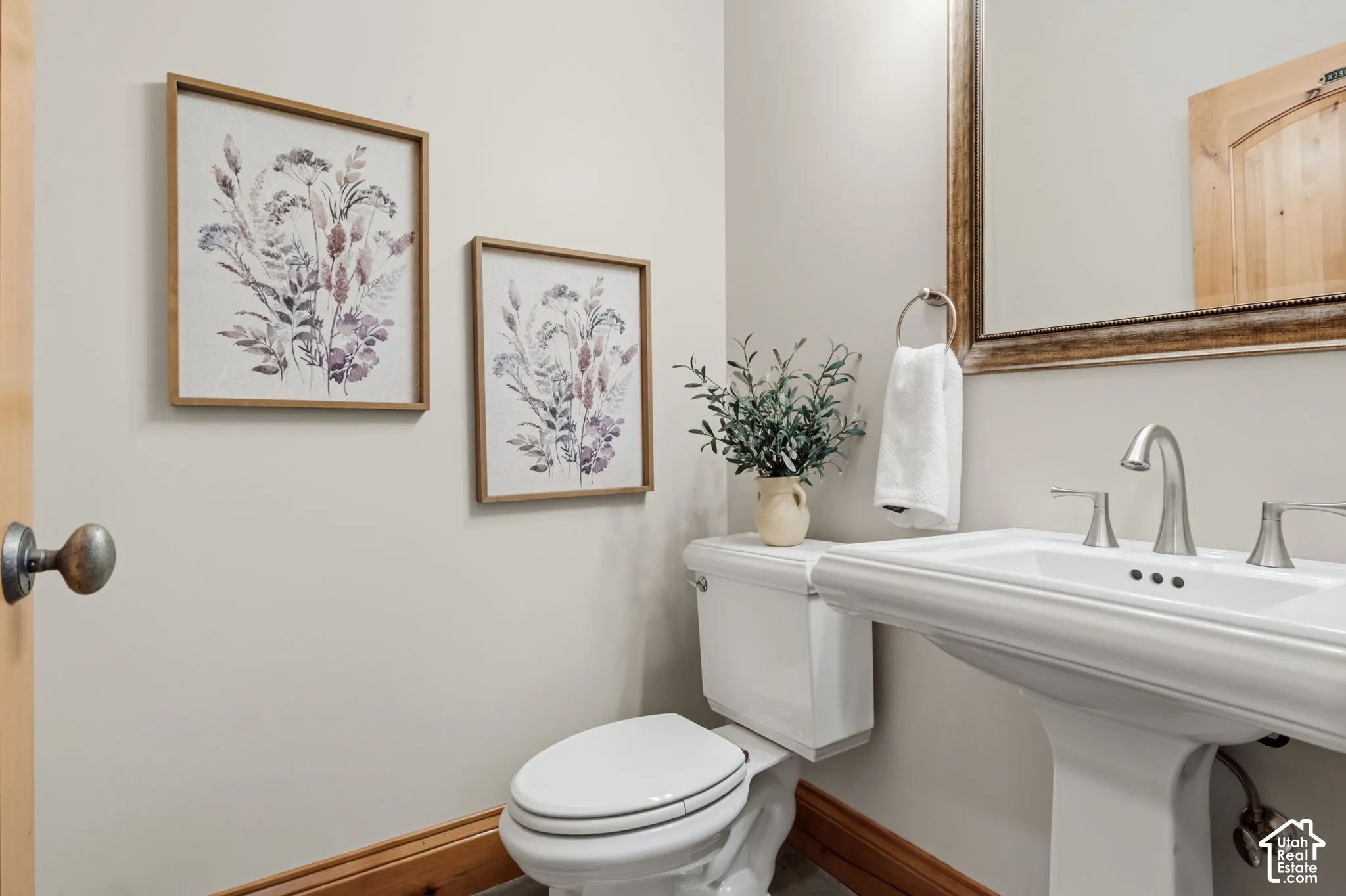 Main floor half bath