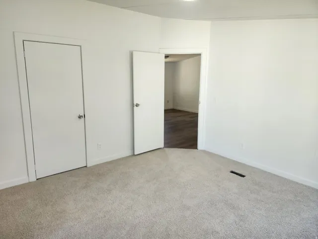 Neutral carpet flooring