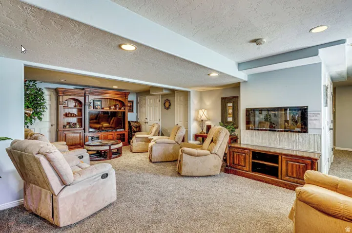Another view of basement family room