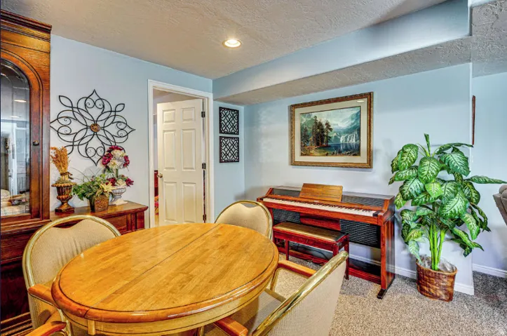Another view of basement family room