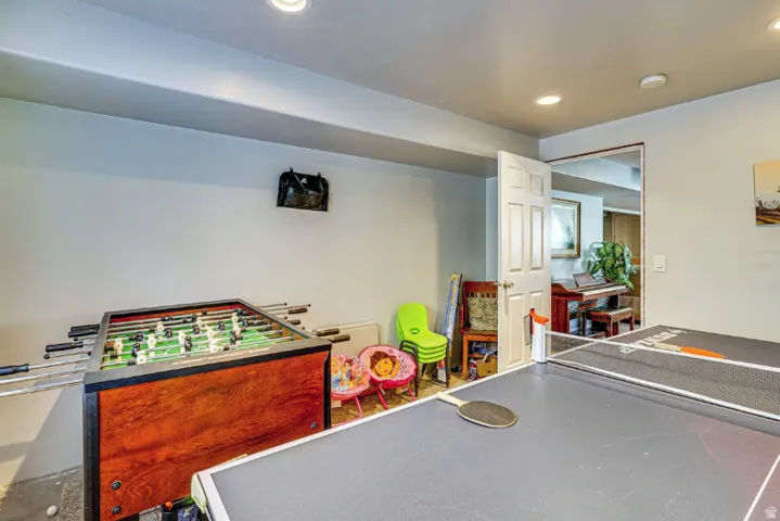 Another view of basement game room