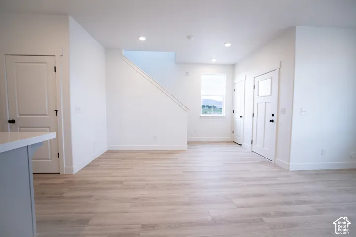Living room and dining area