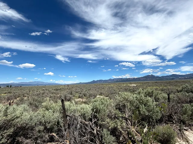 Expansive natural landscape featuring low-lying vegetation and distant mountains