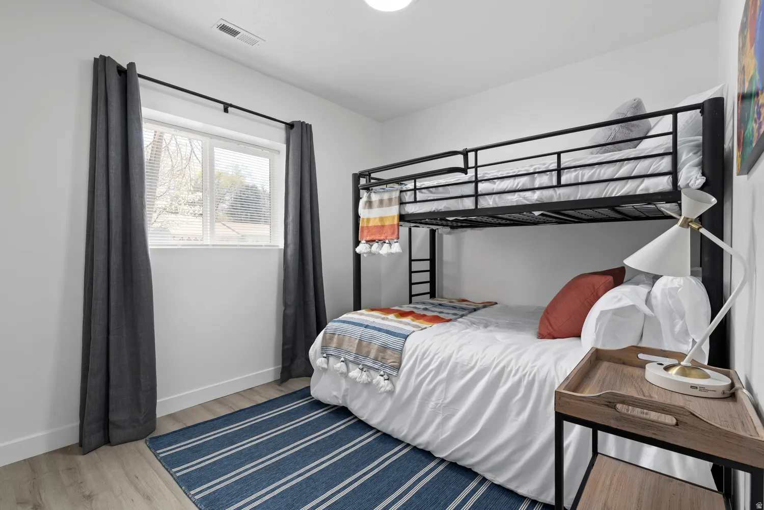 Unit #2White walls with wood-finish flooring