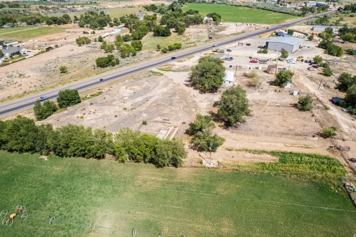 Expansive land parcel with direct road frontage and established trees