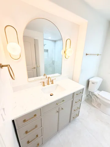 Basement bathroom