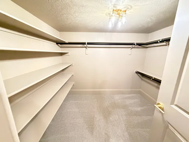 Basement master closet