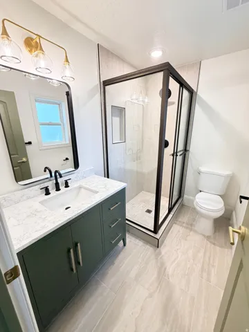 Kids bedroom attached bathroom