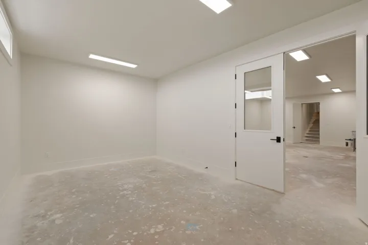 Shop located in lower garage