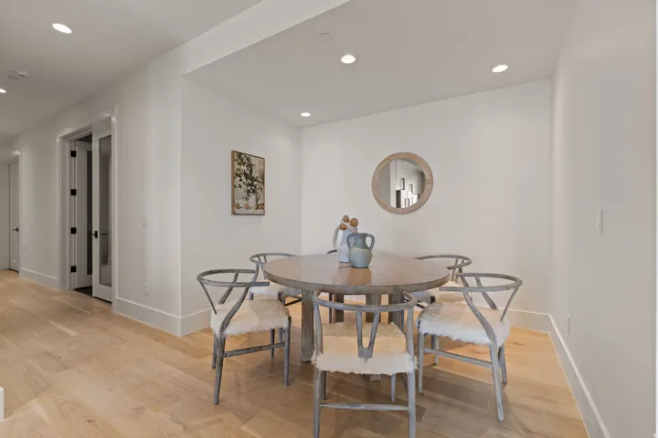 Downstairs dining nook