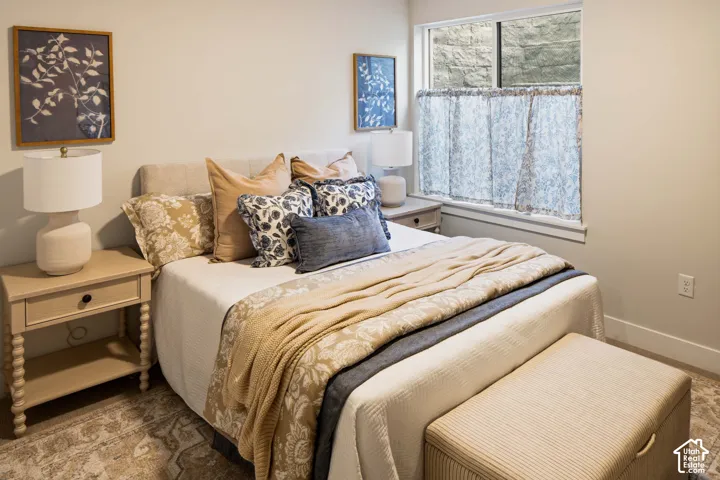 Neutral wall tones create a serene atmosphere