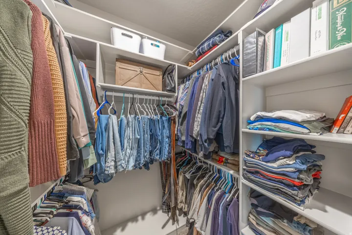 Walk in closet for Primary