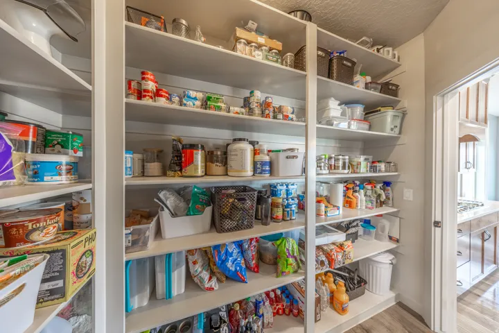 Large organized pantry