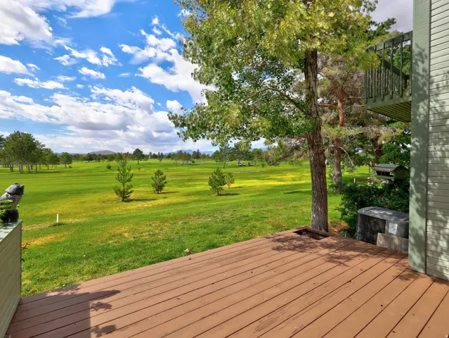 Spacious outdoor deck with views as far as you can see.