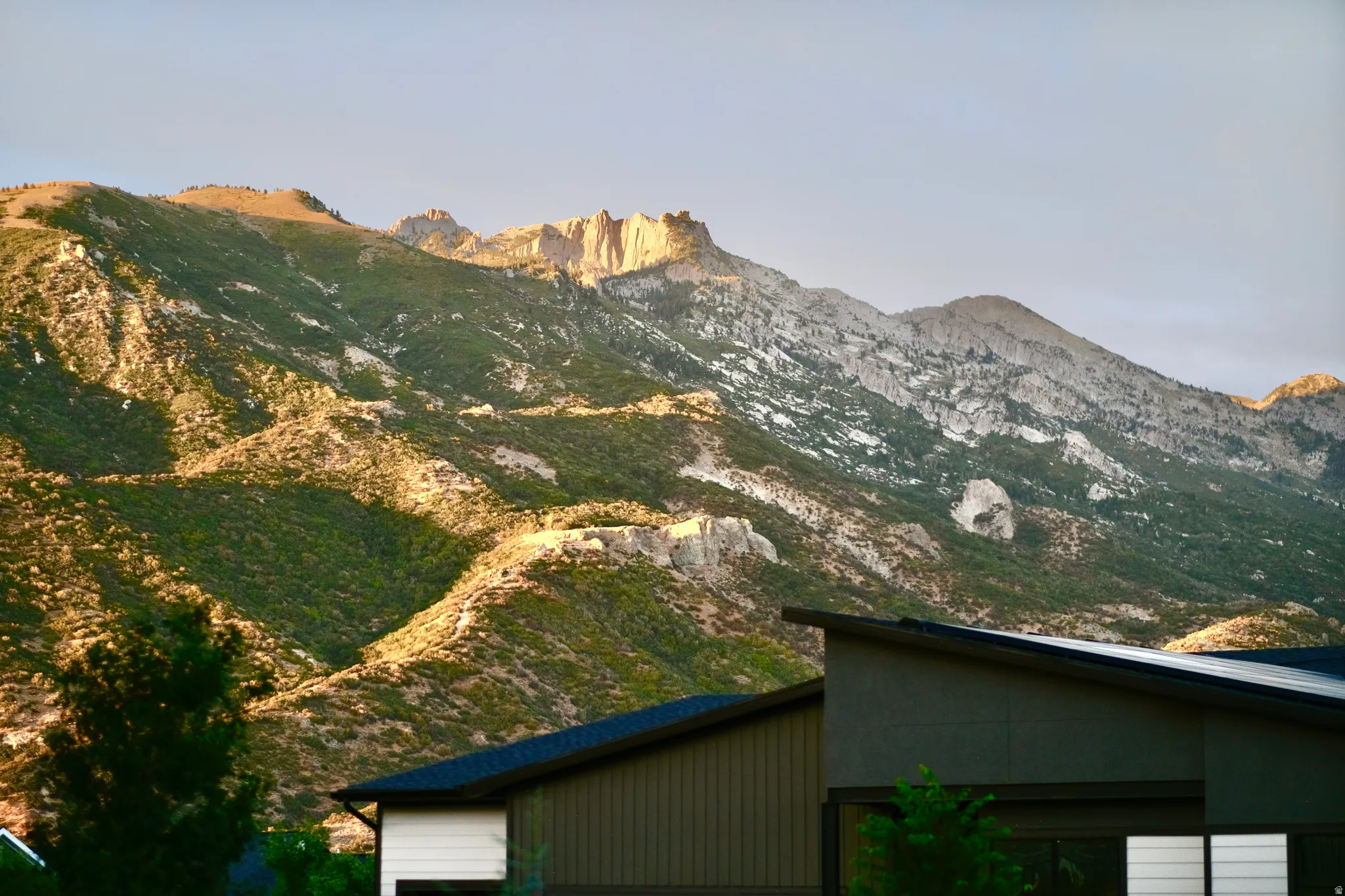 Mountain scenery from backyard
