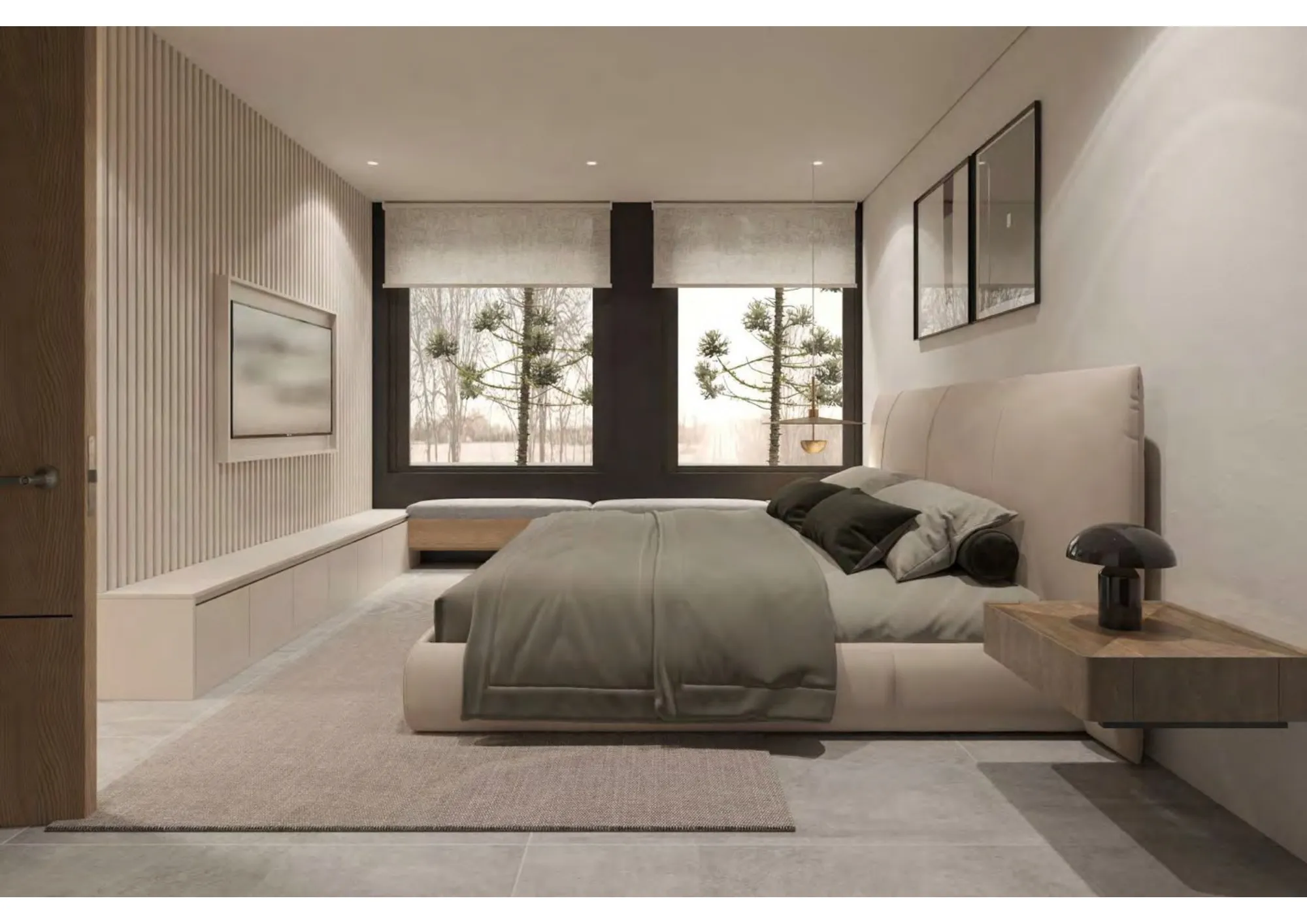 Architectural Rendering featuring interior finishes, art and furnishings