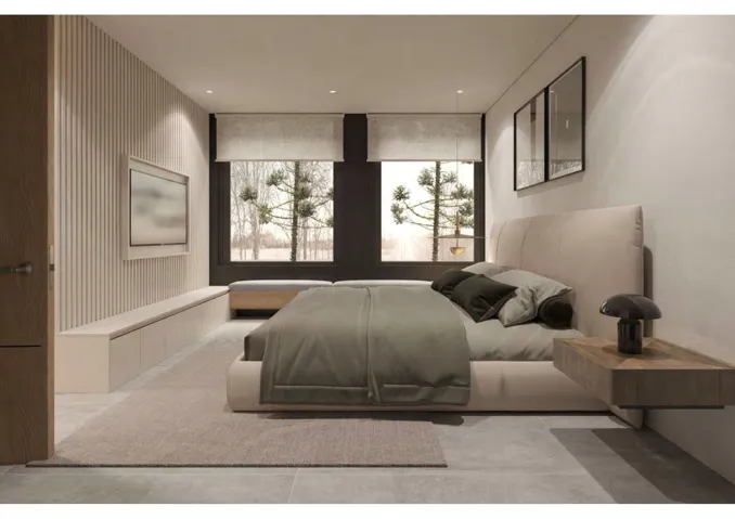 Architectural Rendering featuring interior finishes, art and furnishings