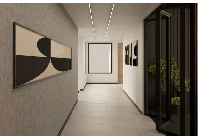 Architectural Rendering featuring interior finishes, art and furnishings