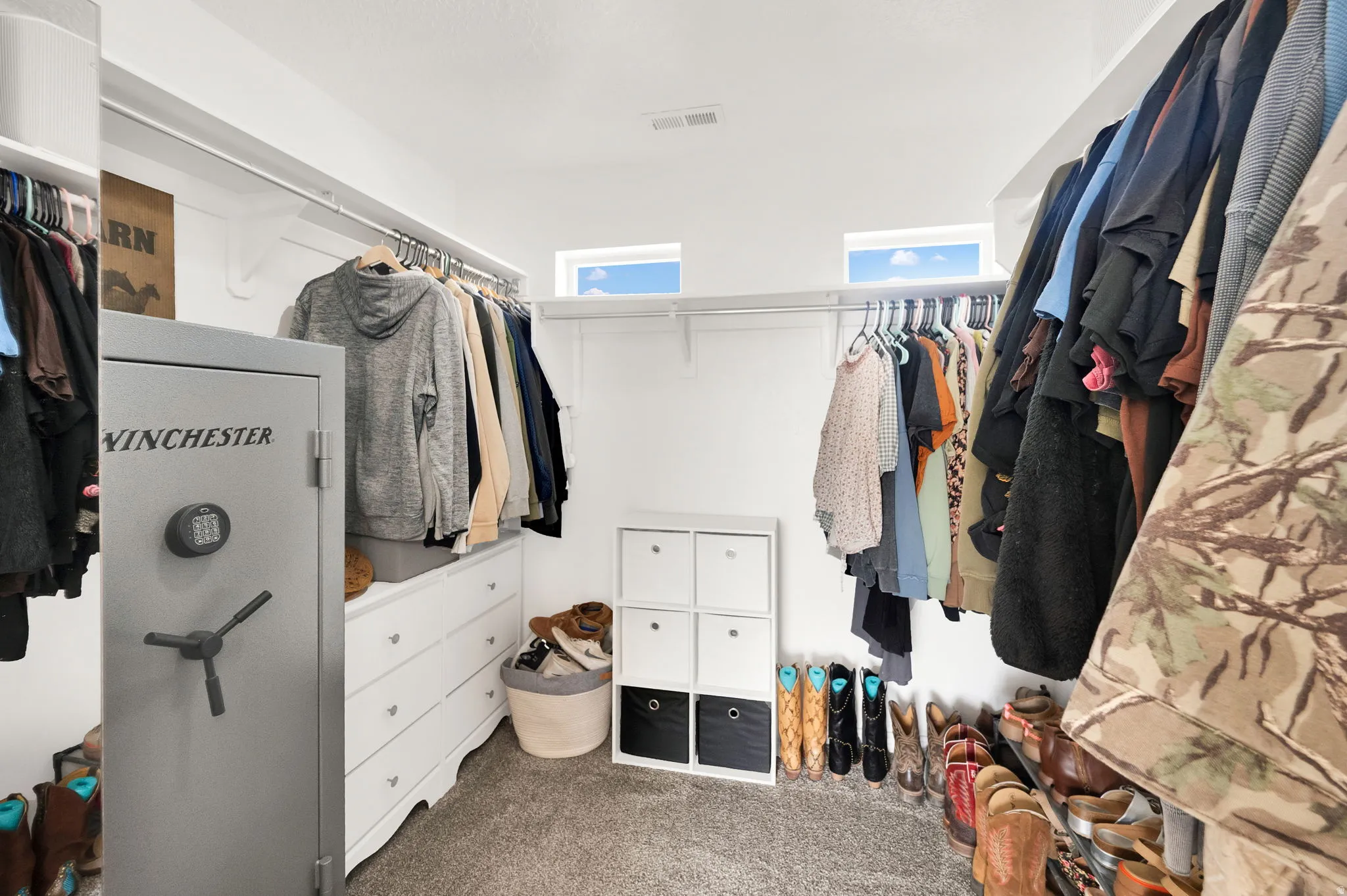 Generous walk-in closet provides space you deserve!