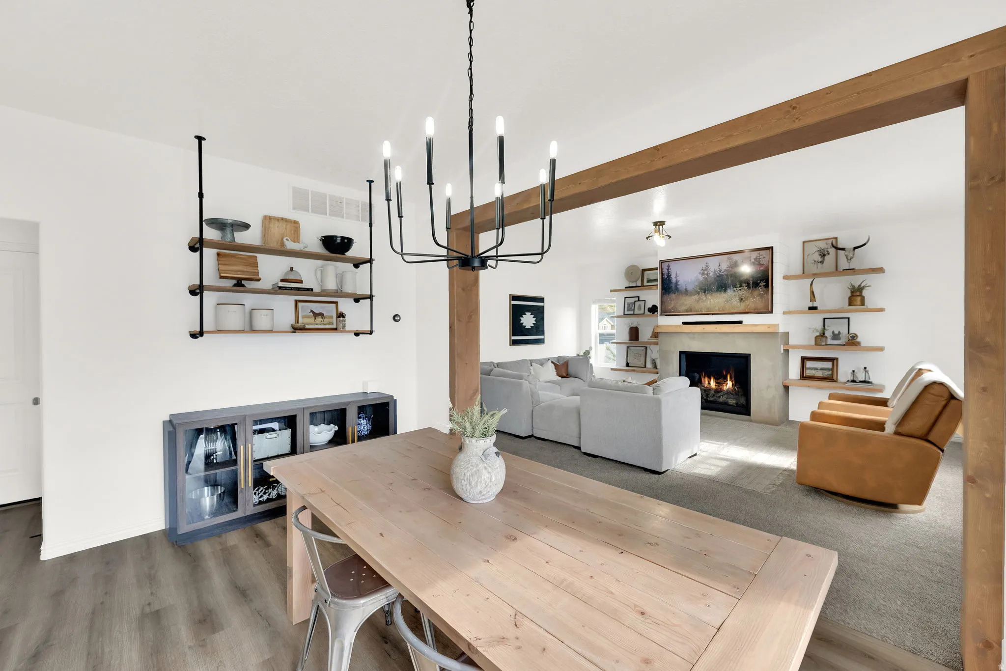 Never feel excluded with an open floor plan