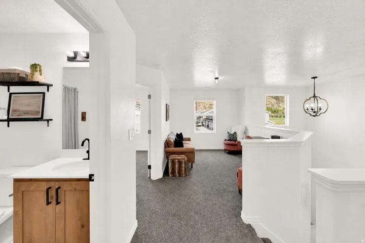 Large loft for relaxing which could easily become a 4th bedroom up
