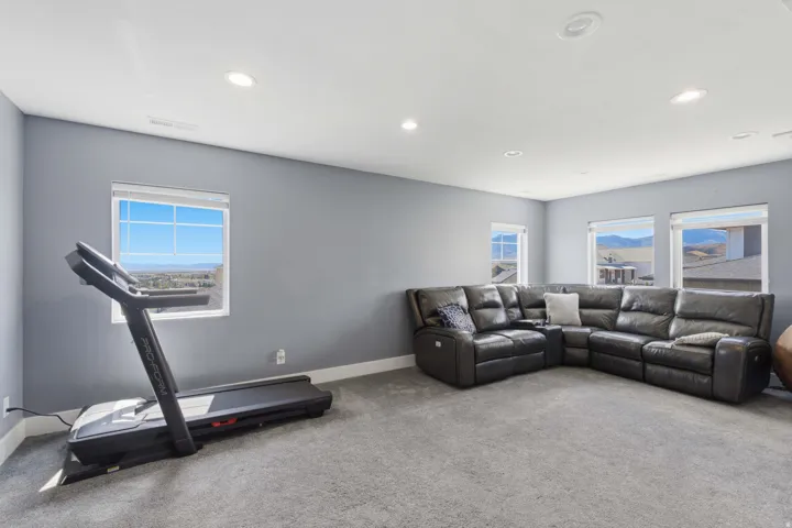 Large space featuring ample natural light