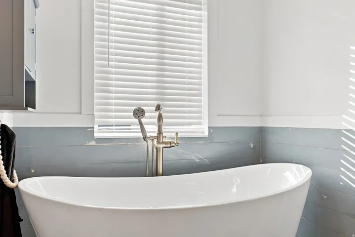 Soaker tub and upgraded plumbing