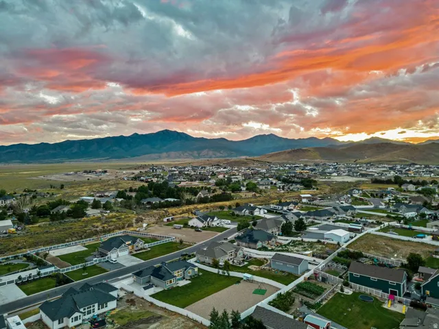 Surrounding mountain and lake views; properties are minimum 1/2 acre in size