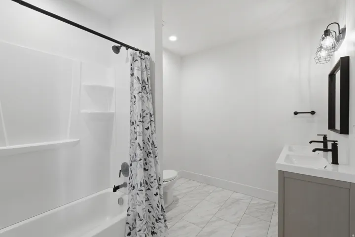 ADU has a large, full bathroom