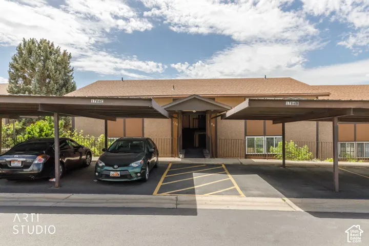 Dedicated carport parking with two spaces