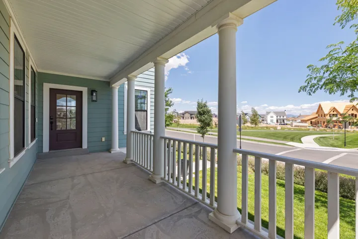 Covered front porch