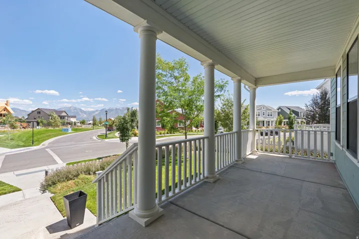 Front porch Wasatch mountain views