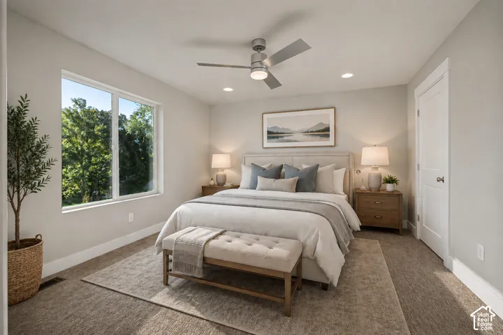 Virtual Staging in Primary Bedroom