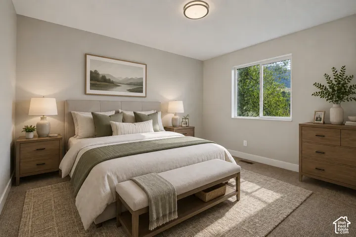 Virtual Staging in Bedroom
