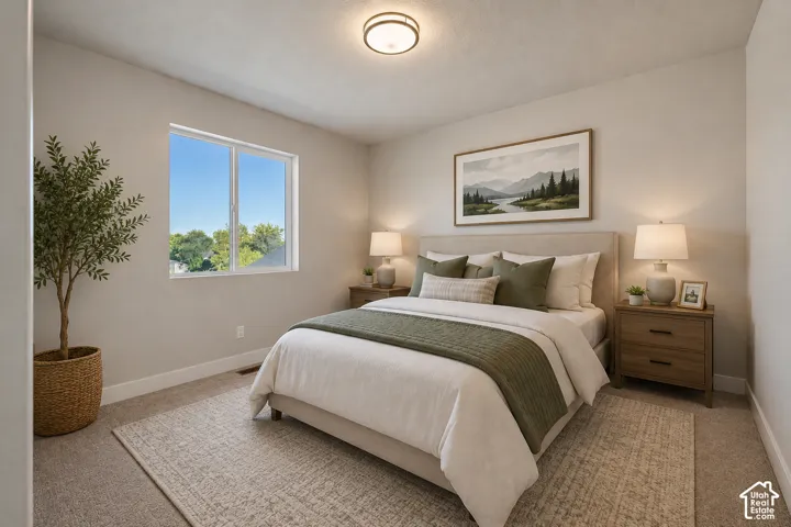 Virtual Staging in Bedroom
