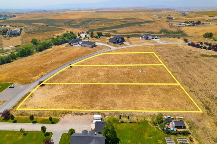 Expansive land parcels with clear boundary lines