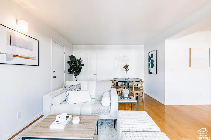 Hardwood flooring throughout