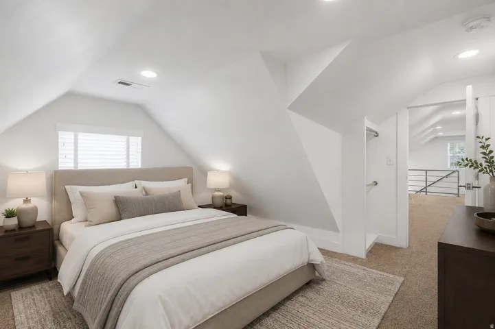 Virtually Staged bedroom #3